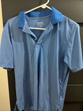 Brooks Brothers Men's Light Blue Polo Shirt